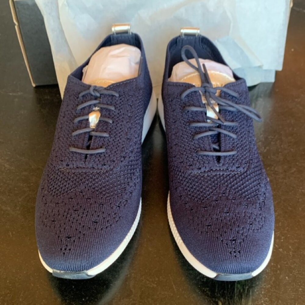 Cole Haan Wingtip Oxfords - Marine Blue, Stitchlite